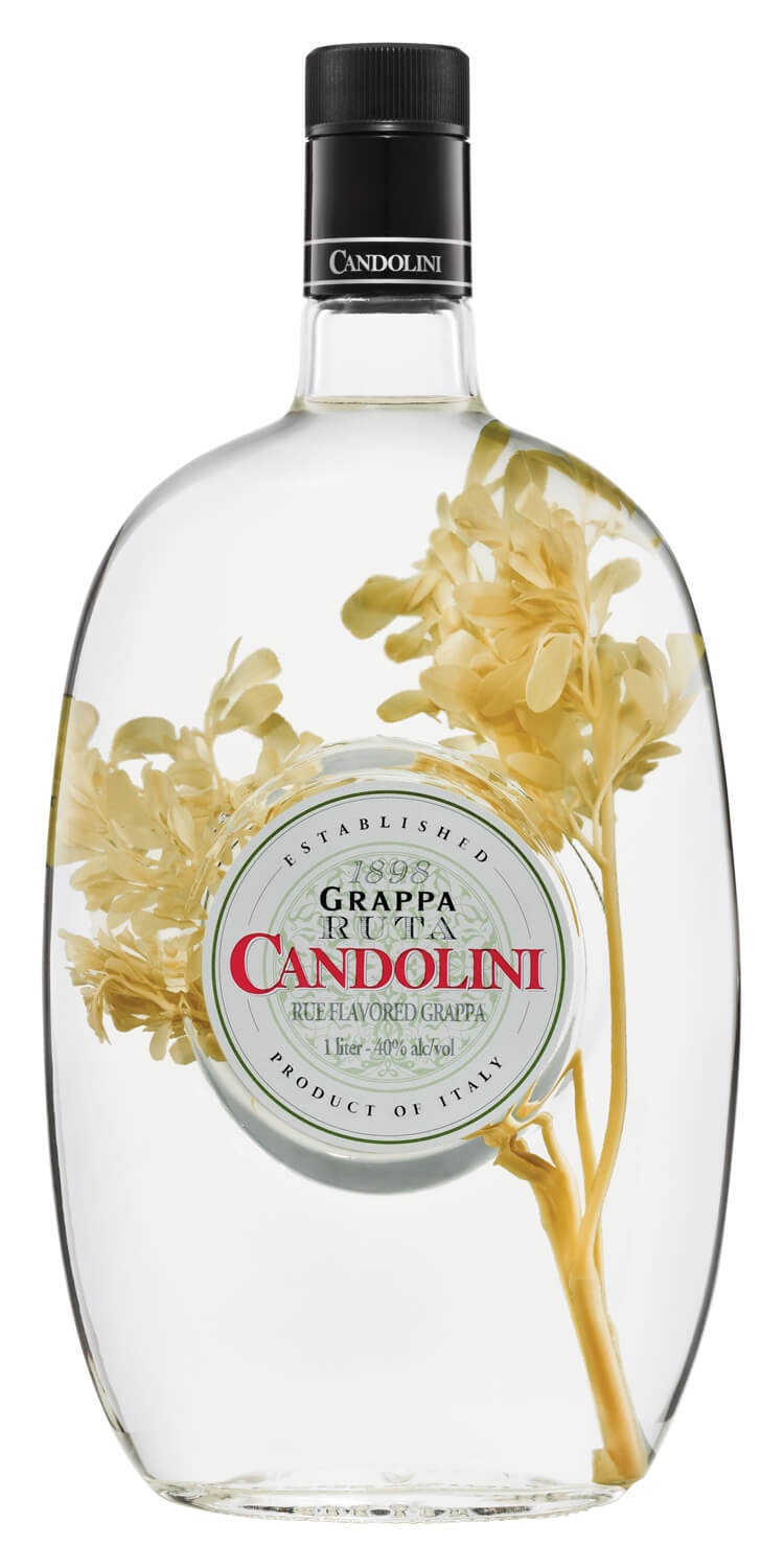 slide 1 of 1, Candolini Grappa Ruta Brandy, 1.0 liter