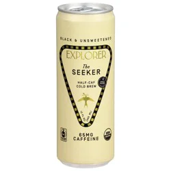 Explorer Black & Unsweetened Half-Caf The Seeker Cold Brew 12 fl oz
