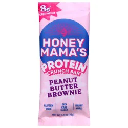 Honey Mama's Peanut Butter Brownie Protein Crunch Bar 1.25 oz