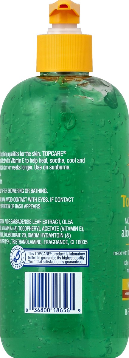 slide 3 of 6, TopCare Aloe Vera Gel, 16 fl oz