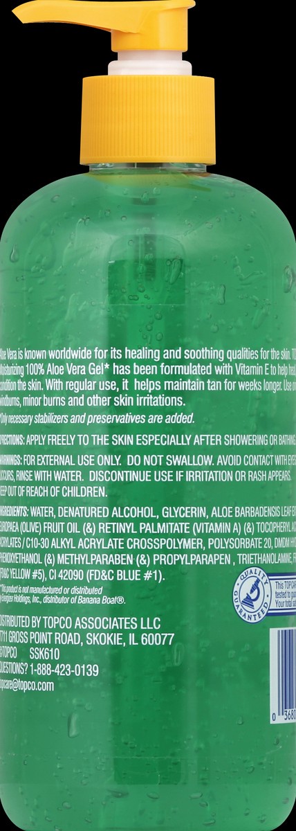 slide 6 of 6, TopCare Aloe Vera Gel, 16 fl oz