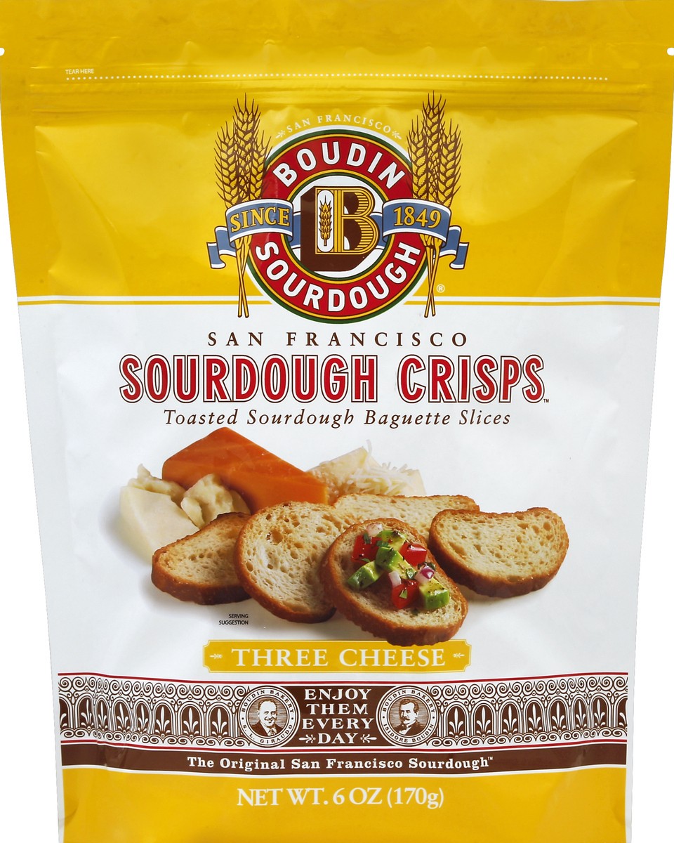 slide 1 of 2, Boudin Crisps 6 oz, 6 oz