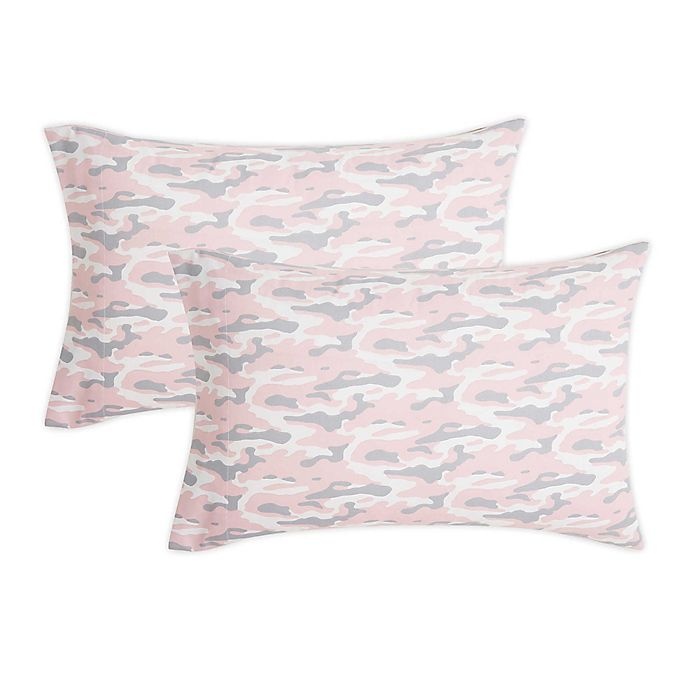 slide 1 of 1, SALT Back To College Standard Microfiber Pillowcases - Pink, 2 ct