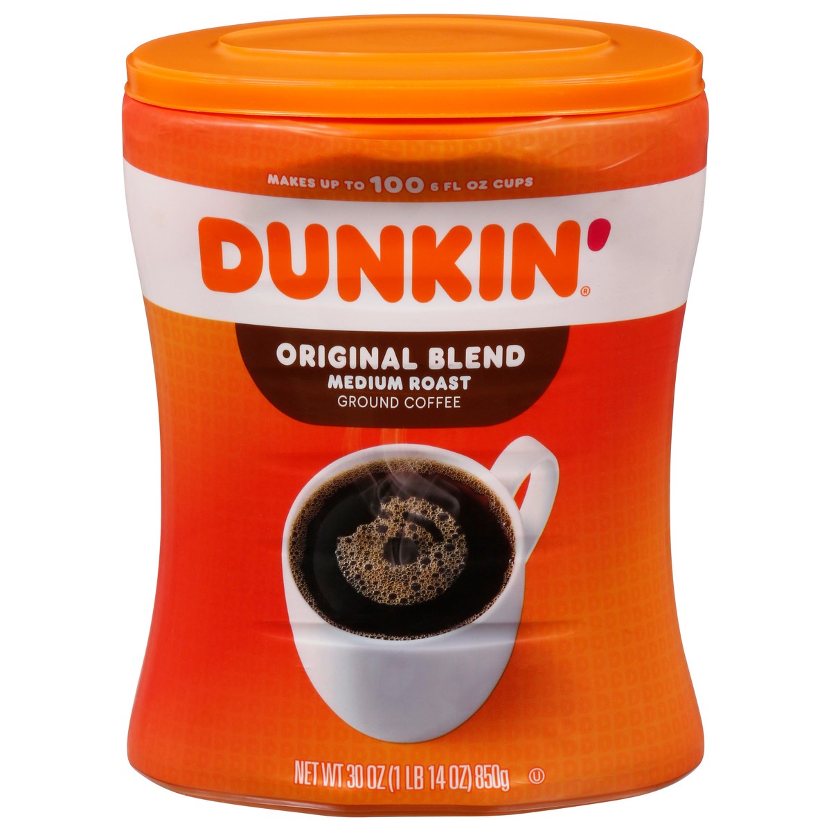 slide 1 of 13, Dunkin' Original Blend Medium Roast Ground Coffee, 30 oz