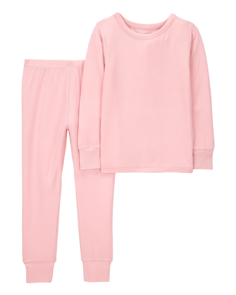 slide 1 of 2, Carter's Toddler 2-Piece PurelySoft Pajamas - Pink Pink 4T, 2 pc