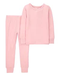 Carter's Toddler 2-Piece PurelySoft Pajamas - Pink Pink 4T