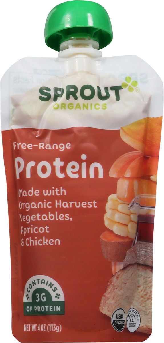 slide 6 of 9, Sprout Organics Free-Range Protein Cheer Pack 4 oz, 4 oz