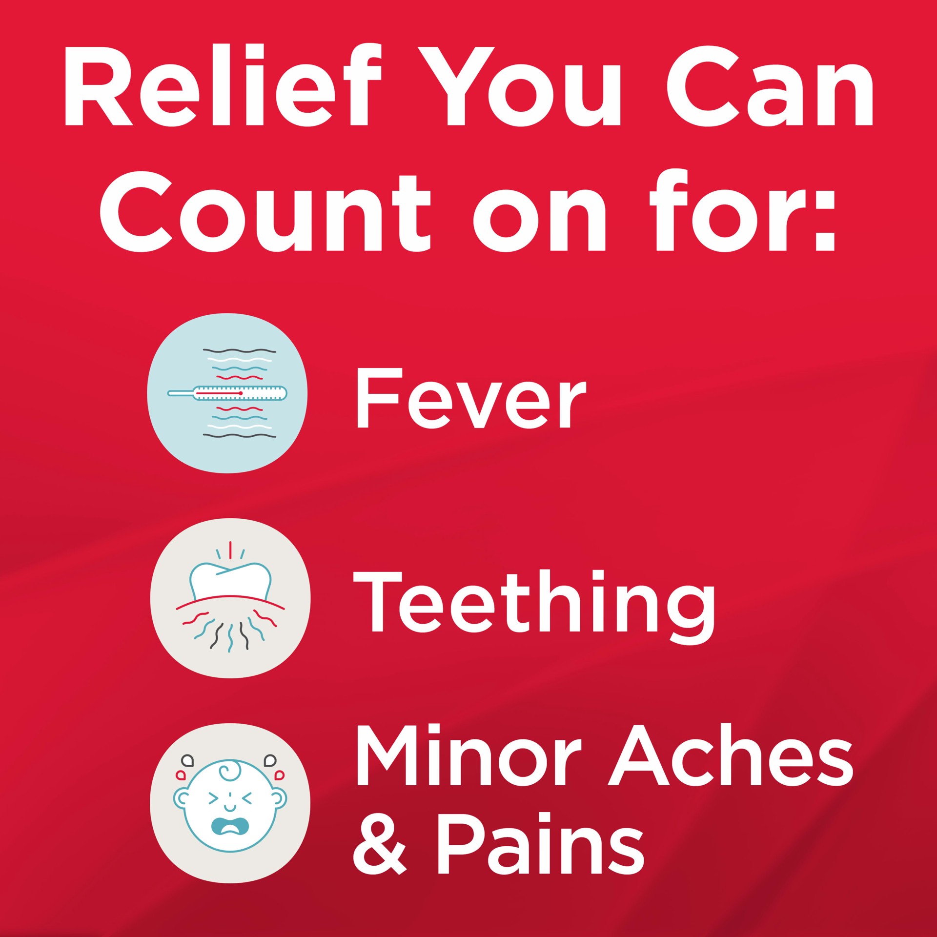 slide 3 of 5, Tylenol Infants' Tylenol Oral Suspension Liquid Medicine with Acetaminophen, Baby Fever Reducer & Pain Reliever for Minor Aches & Pains, Sore Throat, Headache & Toothache, Cherry Flavor, 2 fl. oz, 2 fl oz