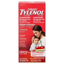 Infants' Tylenol Acetaminophen Liquid Medicine, Cherry, 2 fl. oz
