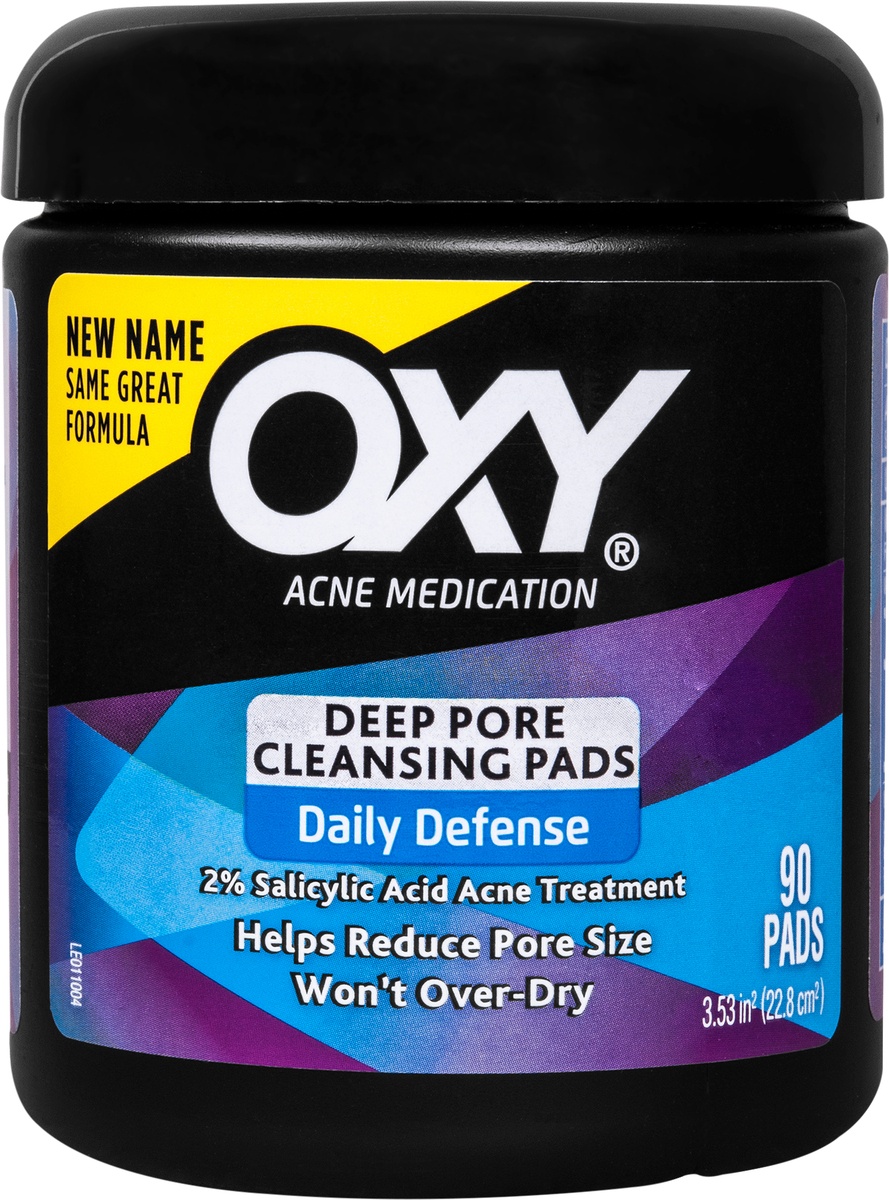 slide 5 of 7, OXY Cleansing Pads, Maximum, 90 ct