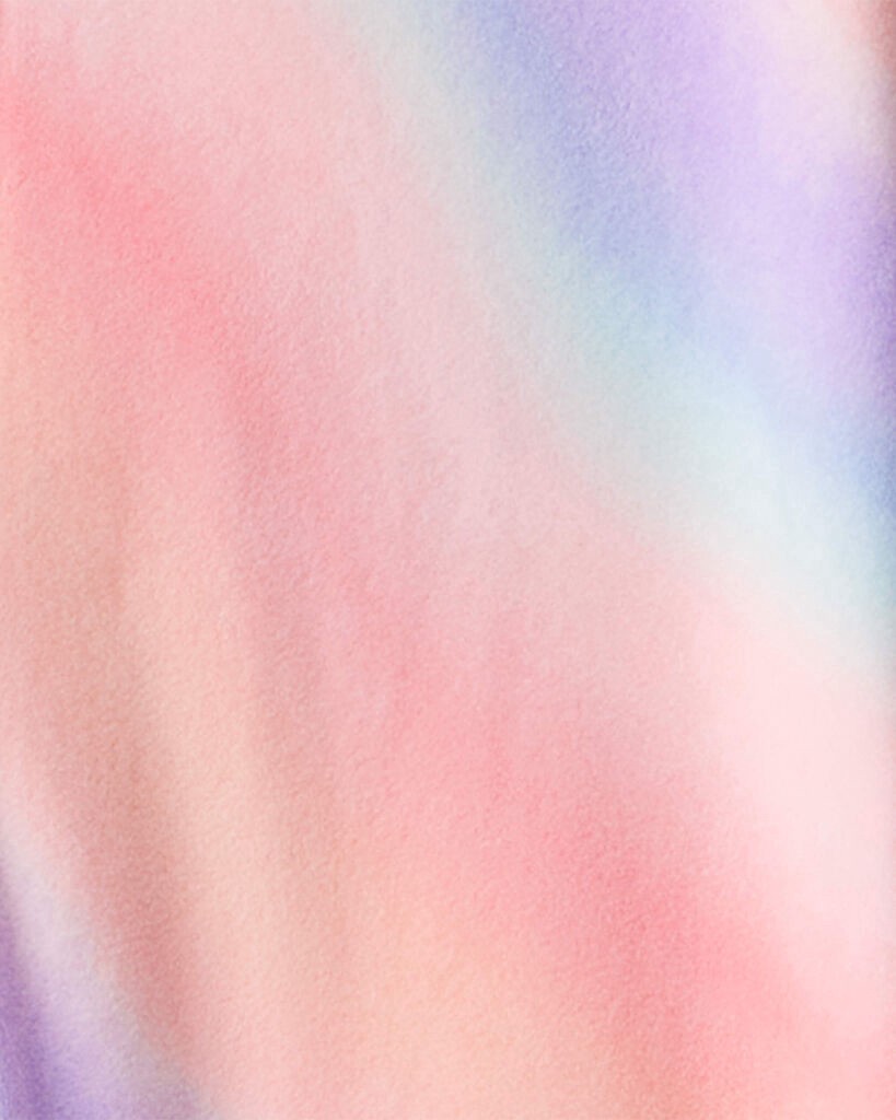 slide 2 of 2, Carter's Girls Unicorn Ombre Loose Fit Long-Sleeve Zip-Up 1-Piece Pajamas - Pink Multi 14, 1 ct