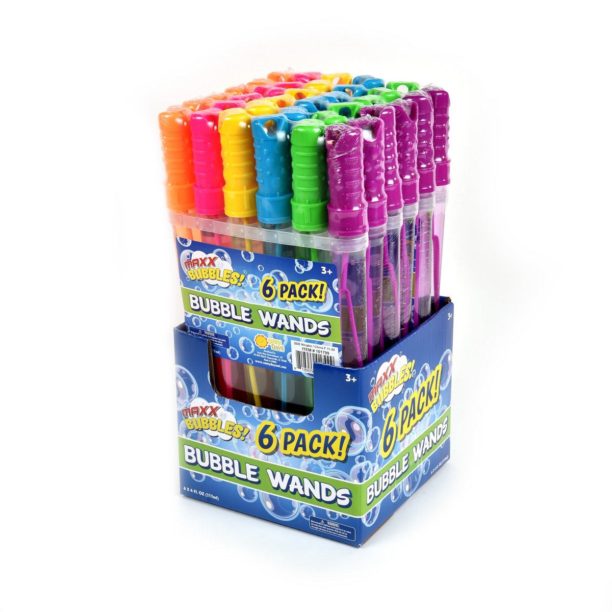 slide 1 of 7, Maxx Bubbles Bubble Wand, 6 ct