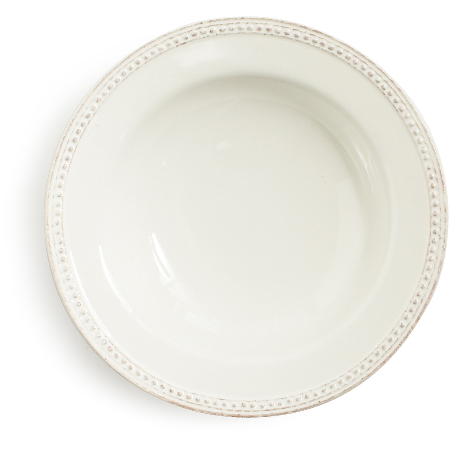 slide 1 of 1, Sur La Table Pearl Stoneware Soup Plate, 1 ct