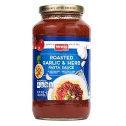 Weis Quality Roasted Garlic and Herb Pasta Sauce