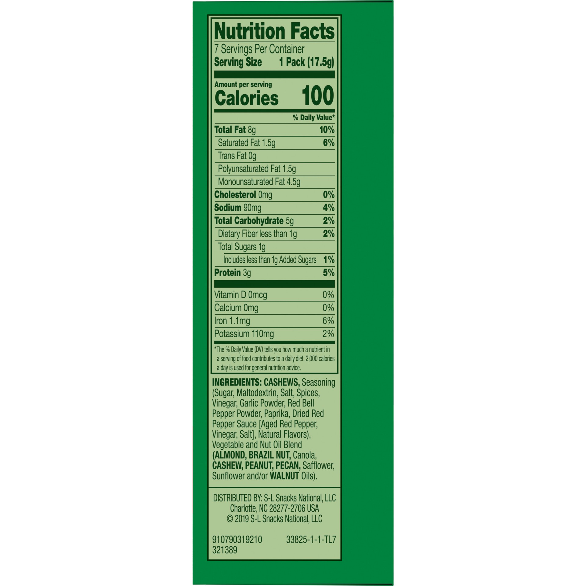 slide 2 of 5, Emerald Nuts Sriracha Cashews, 100 Calorie Packs, 7 Ct, 4.34 oz