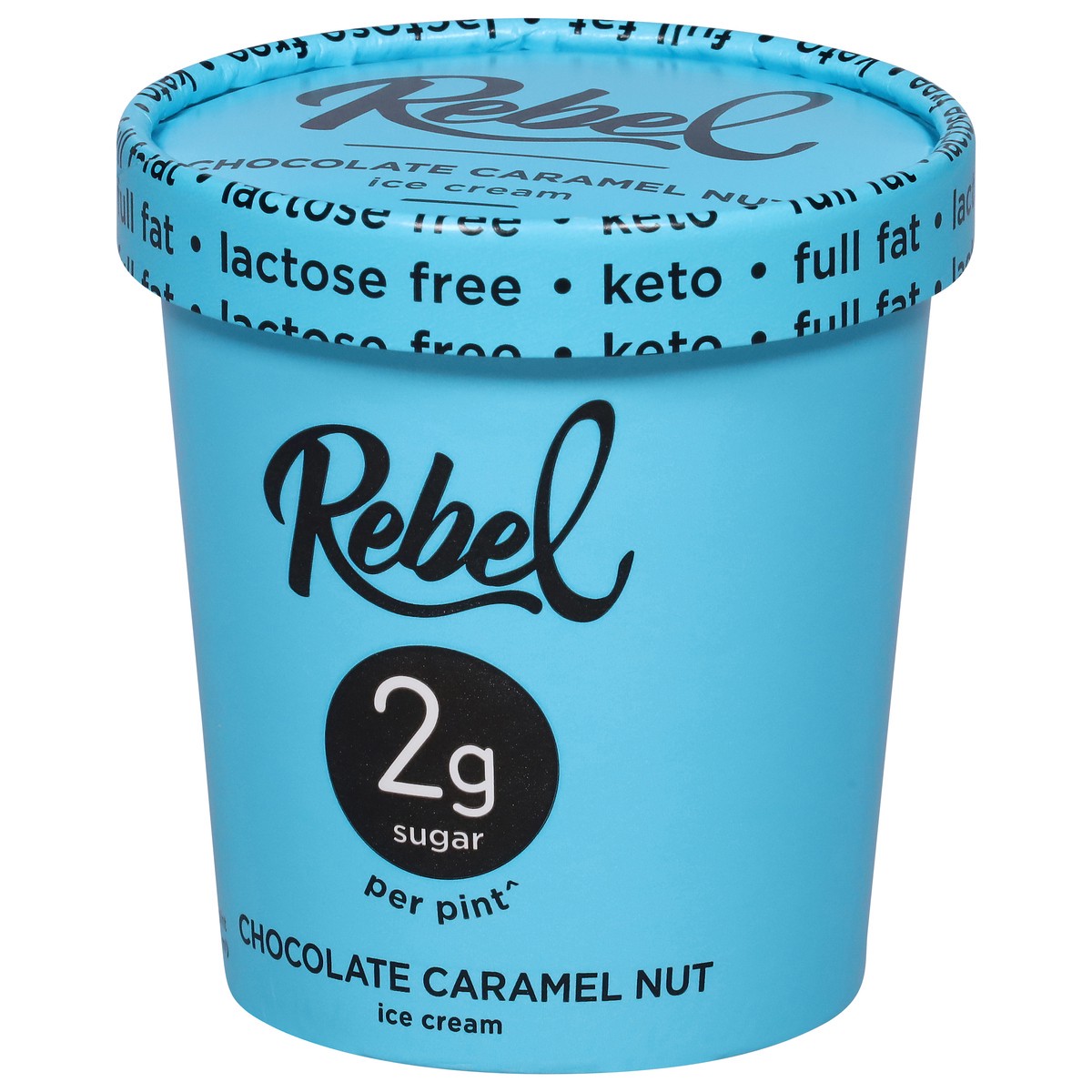 slide 4 of 13, Rebel Chocolate Caramel Nut Ice Cream 1 pt, 1 pint