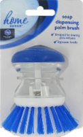 slide 1 of 1, Kroger Home Sense Soap Dispensing Palm Brush - Blue/White, 1 ct