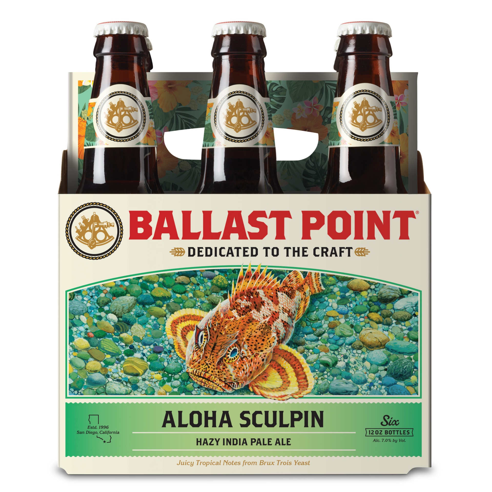 slide 1 of 1, Ballast Point Seasonal Ipa, 6 ct; 12 oz