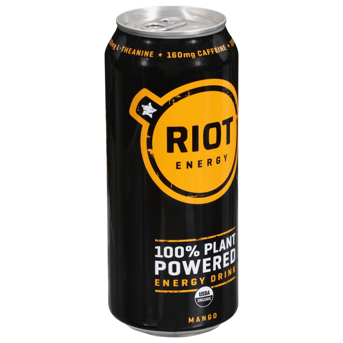 slide 9 of 14, Riot Energy Organic Mango Energy Drink, 16 fl oz