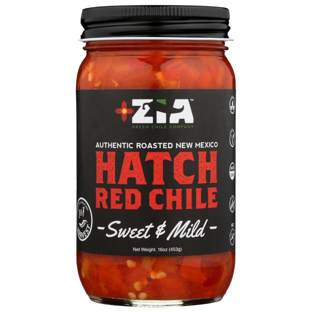 slide 1 of 1, Zia Green Chile Company Zia Hatch Chile Hatch Roasted Red Chile, 16 oz