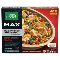 Healthy Choice Max Bowl Honey Sriracha Chicken Frozen Meal, 13.75 oz.