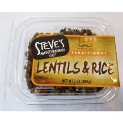 Steve's Mediterranean Lentils & Rice 7 oz.