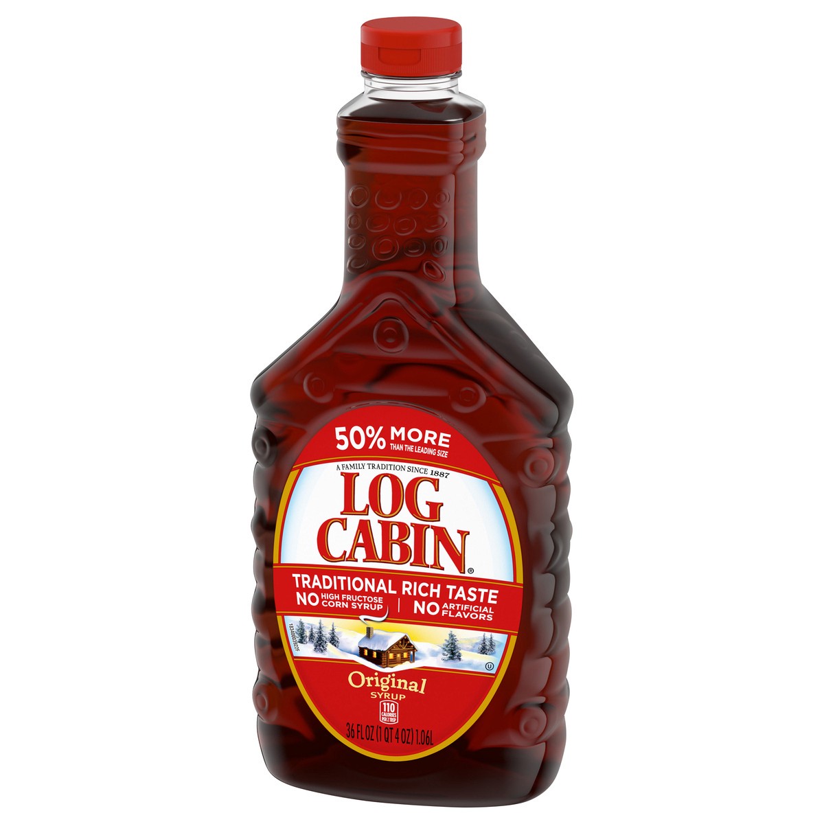 slide 3 of 12, Log Cabin Original Syrup 36 oz, 36 oz