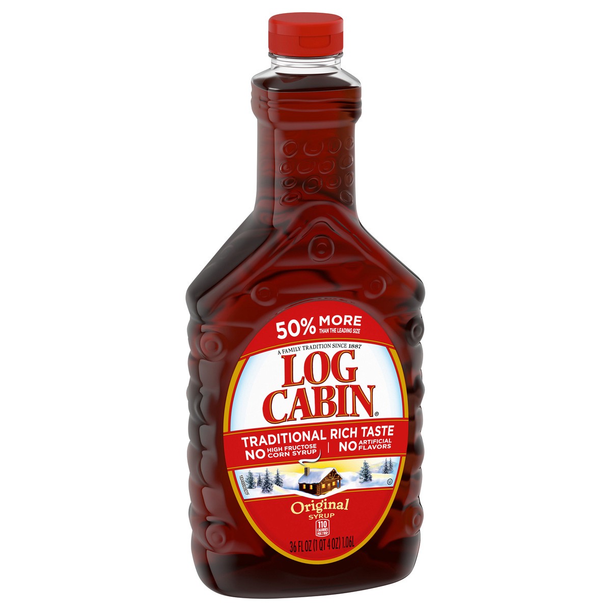 slide 5 of 12, Log Cabin Original Syrup 36 oz, 36 oz