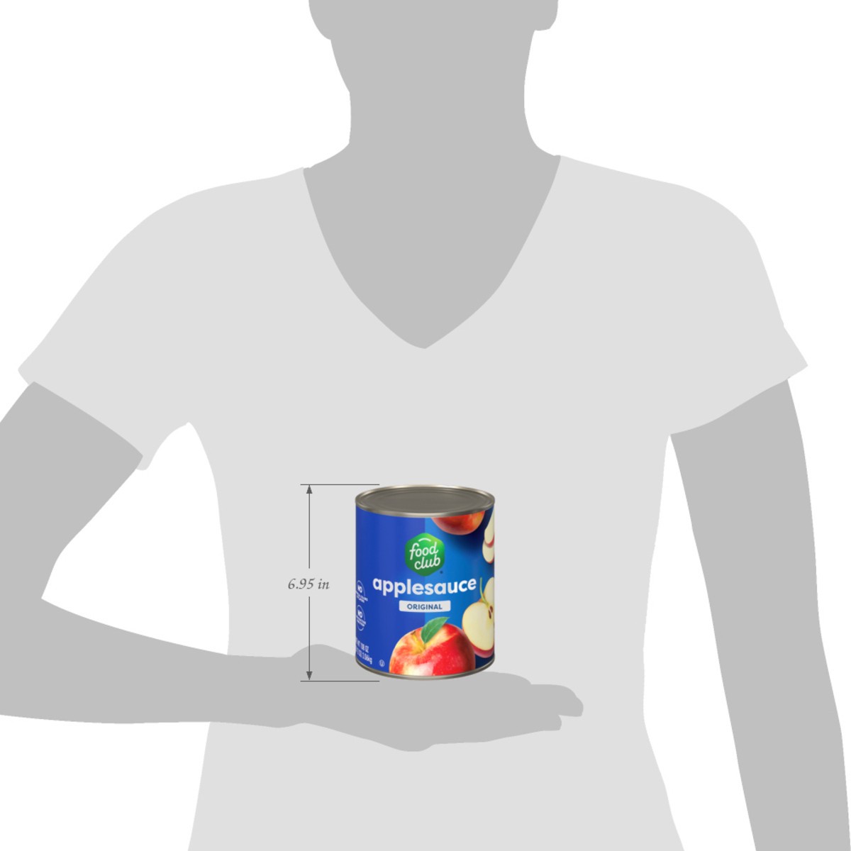 slide 3 of 15, Food Club Original Applesauce, 1 ct