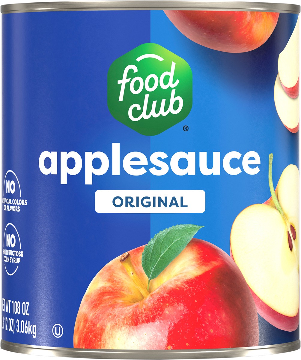 slide 9 of 15, Food Club Original Applesauce, 1 ct