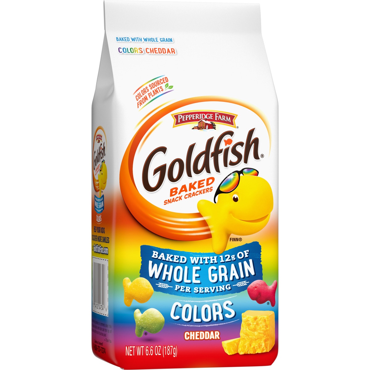 slide 2 of 11, Pepperidge Farm Goldfish Colors Cheddar Baked Snack Crackers, 6.6 oz