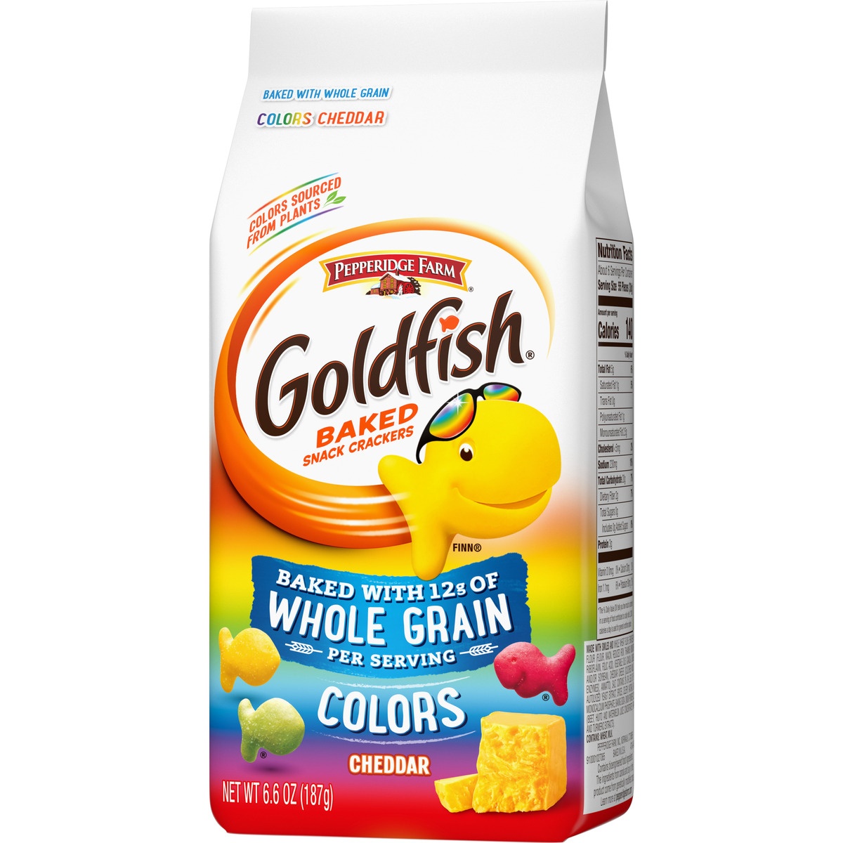 slide 3 of 11, Pepperidge Farm Goldfish Colors Cheddar Baked Snack Crackers, 6.6 oz