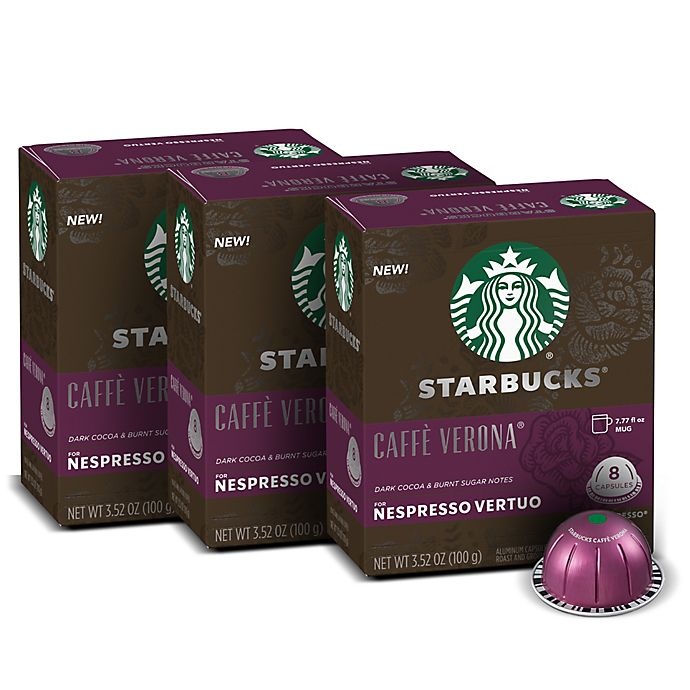 slide 1 of 7, Starbucks by Nespresso Vertuo Line Caff Verona Espresso Capsules, 24 ct