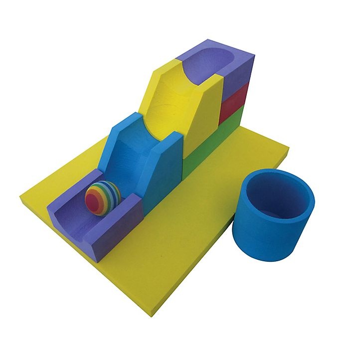 slide 3 of 4, Verdes Floating Bath Marble Run, 1 ct