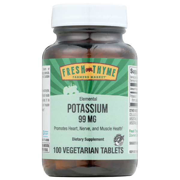 slide 1 of 1, Fresh Thyme Potassium, 100 ct