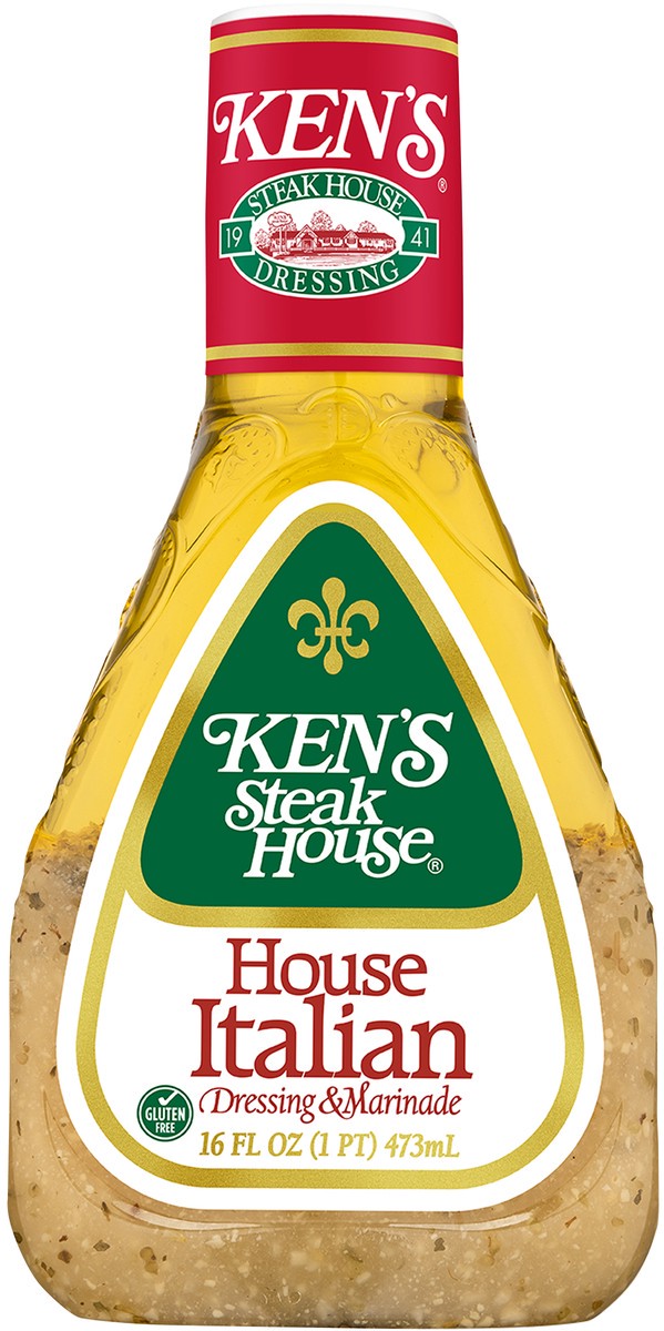 slide 4 of 7, Ken's Steak House House Italian Dressing & Marinade 16 fl oz, 16 fl oz