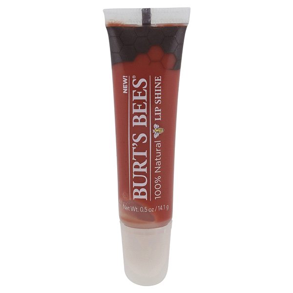 slide 1 of 1, Burt's Bees 100% Natural Lip Shine - Peachy 013, 1 ct