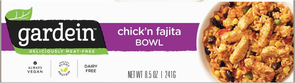 slide 2 of 12, Gardein Chick''n Fajita Bowl 8.5 oz, 8.5 oz
