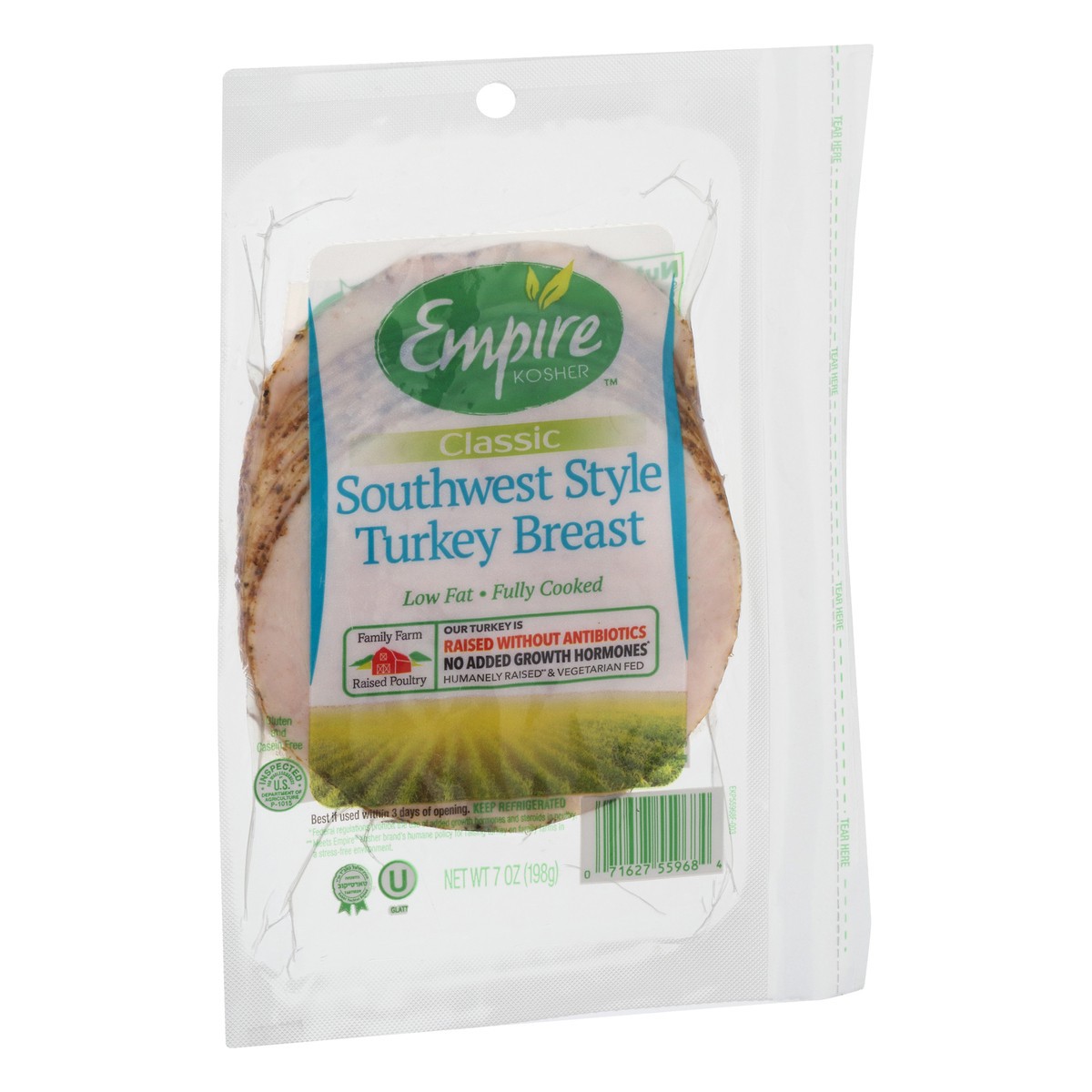 slide 3 of 9, Empire Kosher Classic Southwest Style Low Fat Turkey Breast 7 oz, 7 oz