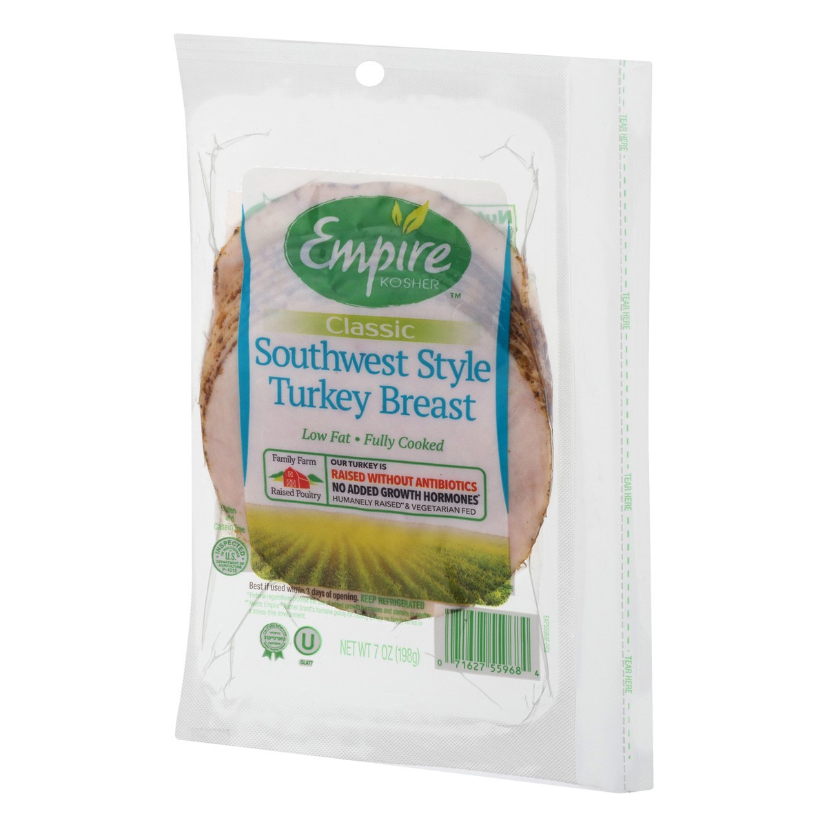 slide 4 of 9, Empire Kosher Classic Southwest Style Low Fat Turkey Breast 7 oz, 7 oz