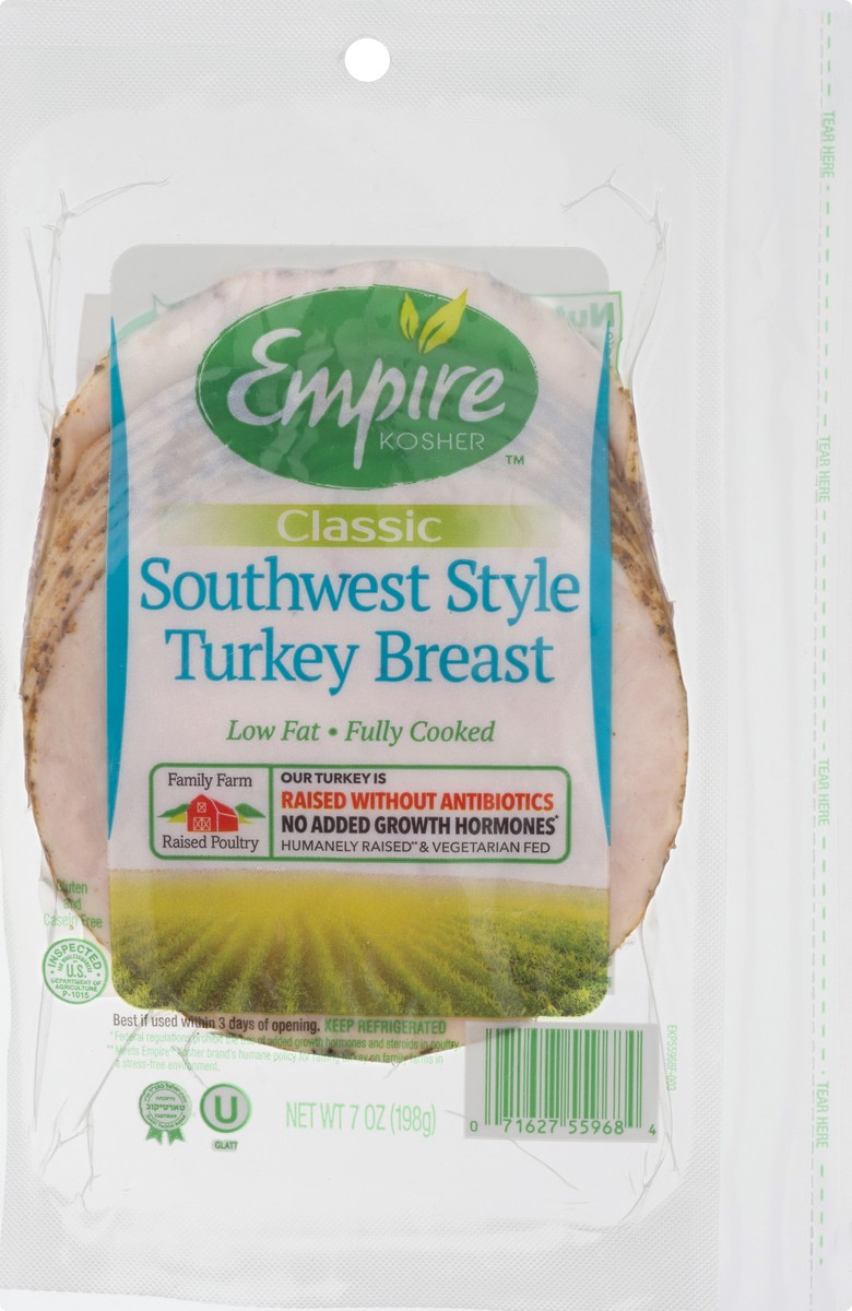 slide 7 of 9, Empire Kosher Classic Southwest Style Low Fat Turkey Breast 7 oz, 7 oz