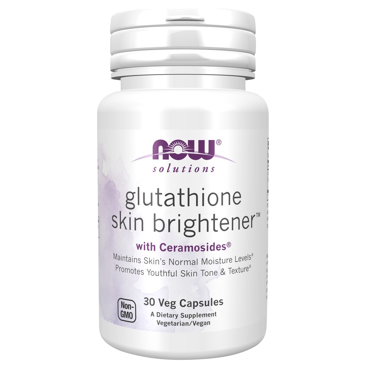 slide 1 of 5, NOW Glutathione Skin Brightener™ with Ceramosides - 30 Veg Capsules, 30 ct