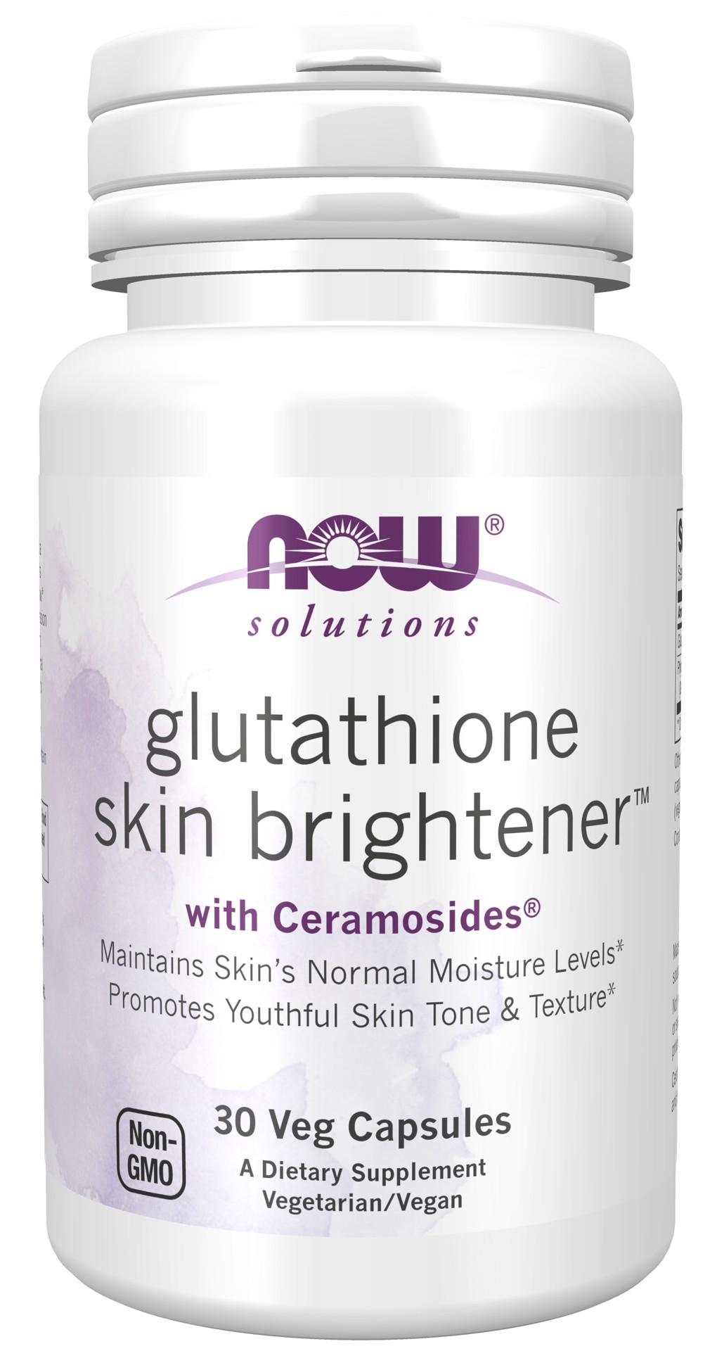 slide 1 of 5, NOW Solutions Glutathione Skin Brightener™ with Ceramosides - 30 Veg Capsules, 30 ct