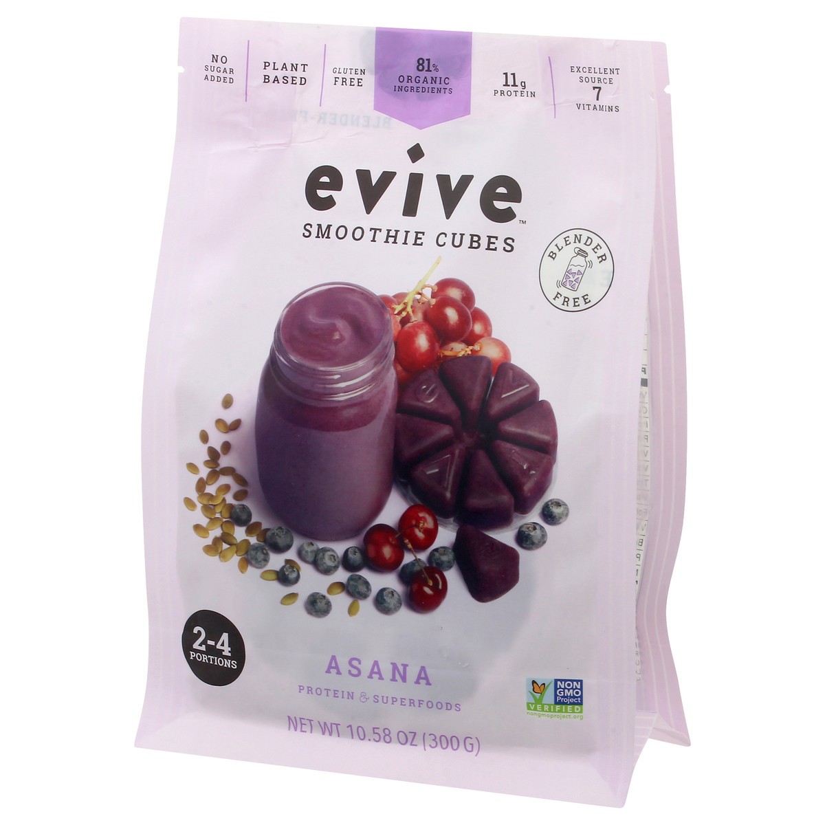 slide 9 of 13, Evive Asana Smoothie Cubes 10.58 oz, 10.58 oz