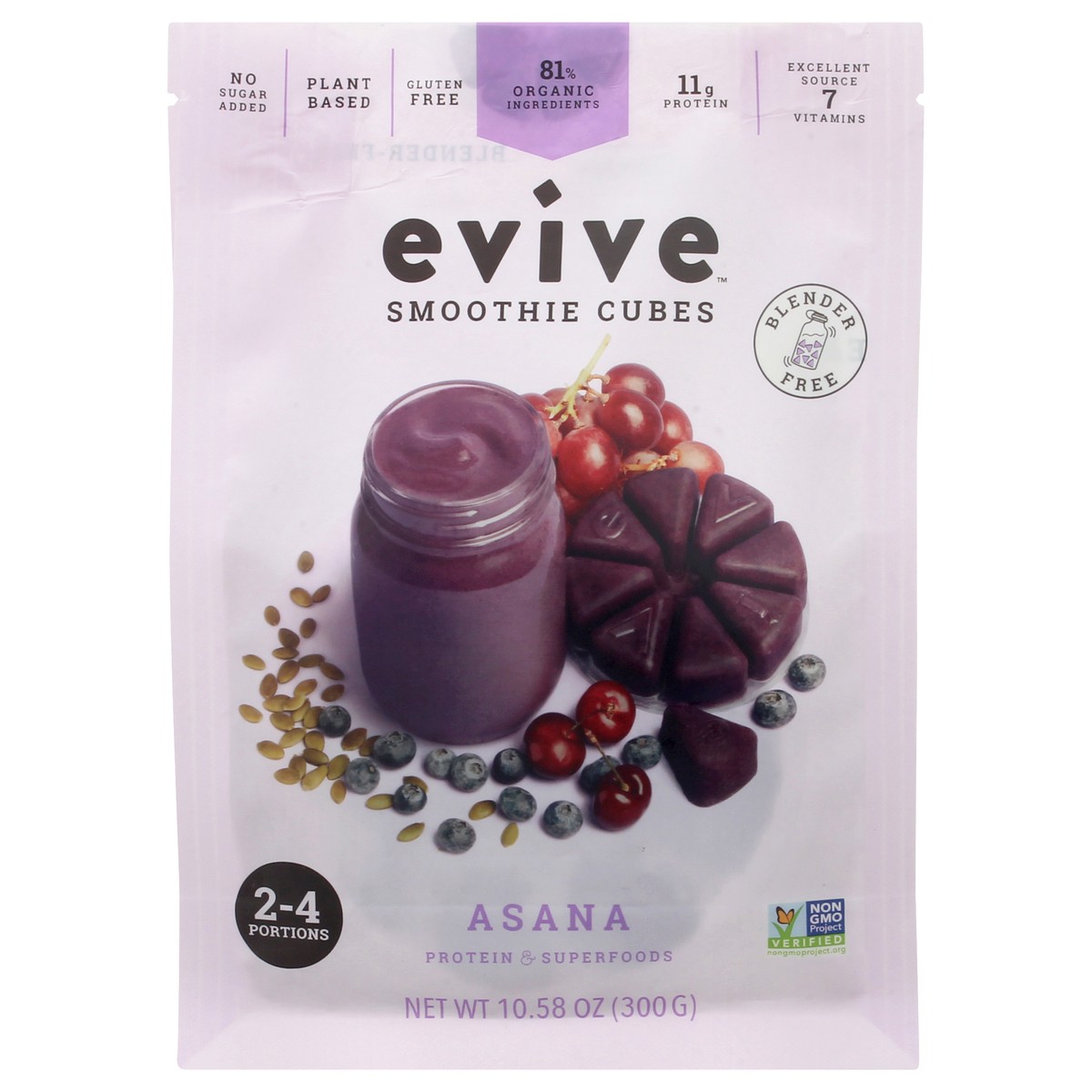 slide 5 of 13, Evive Asana Smoothie Cubes 10.58 oz, 10.58 oz
