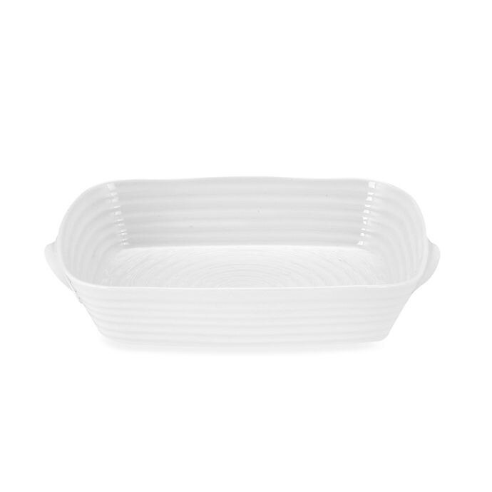 slide 1 of 1, Sophie Conran for Portmeirion Small Handled Roasting Dish - White, 1 ct