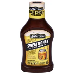 KC Masterpiece Kettle Cooked Sweet Honey & Molasses Barbecue Sauce 18 oz