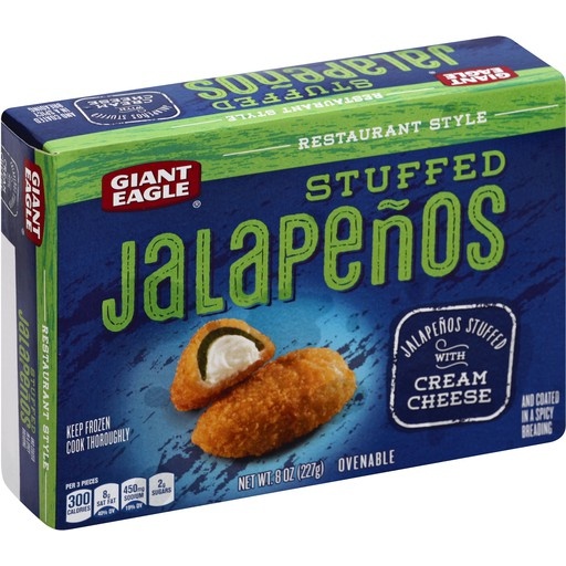 Giant Eagle Restaurant Style Stuffed Jalapenos 8 oz Shipt
