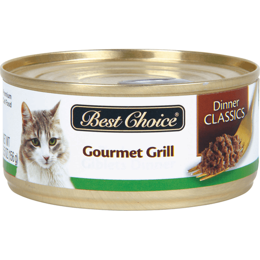 slide 1 of 1, Best Choice Gourmet Grill Cat Food, 5.5 oz