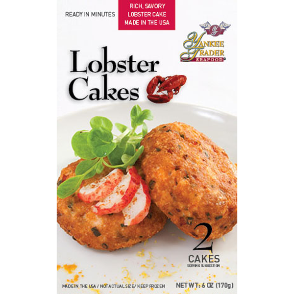 slide 1 of 1, Yankee Trader Seafood Yankee Trader Lobster Cake 2 Pack, 6 oz